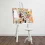Wallity Cuadro Decorativo sobre Lienzo Carnaval de Arlequín de Joan Miró, 45 x 70 cm